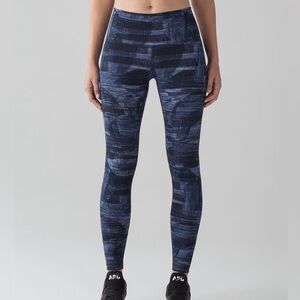 Lululemon Wunder Under Hi-Rise Tight Transition Multi Midnight Navy size 6